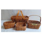 4 Longaberger Baskets