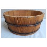 Primitive Wooden Foot Bath Tub