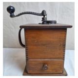 Wooden Coffee Grinder, Vintage