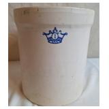 Blue Crown One Gallon Crock