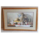 Framed Picture Of Crocks & Jugs by Weber