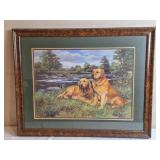 Golden Retrievers "Rivers Rest" Print by Richard