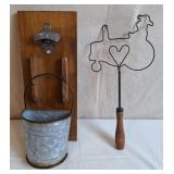 Hanging Bottle Opener & Tractor Rug Beater