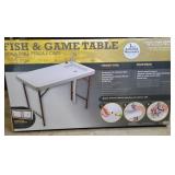 Fish & Game Table, NIB