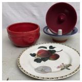 Apple Bakers & Plate