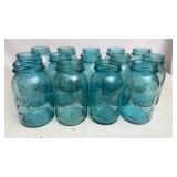 (14) Antique Ball Perfect Mason Qt Jars