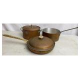 Vtg Copper Cookware