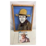 John Wayne Stained Glass & Magazine