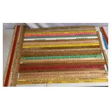 Vtg Advertising Yardsticks