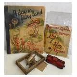 Vtg Childrenï¿½s Story Books, Kite String Winder