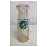Antique Talk Town Green Spot Half Pint Milk