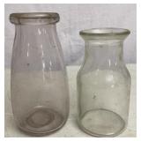 Antique Purple Tint Half Pint Milk Bottle