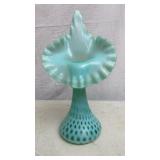 Fenton Jack-in-The Pulpit Coin Dot Vase