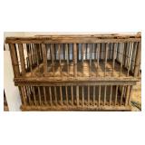 (2) Primitive Chicken Crates