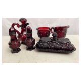 Avon Cape Cod Ruby Red Pieces