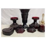 Avon Cape Cod Ruby Red Decor