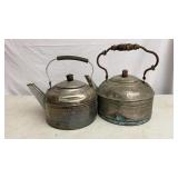 Antique Revere & Rome Copper Tea Kettles