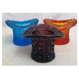 Fenton or LE Smith? Toothpick Holders