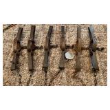 (6) Victor No.2 Double Spring Jump Traps