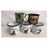 Enamel & Tin Coffee Cups