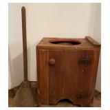 Primitive Commode & Plunger