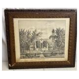 Framed Greensburg Courthouse Print
