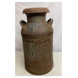 Antique Milk Can Marked Lebanon, IN