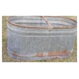 Galvanized Water Trough
