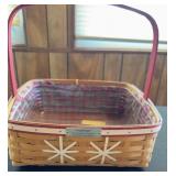 2009 Christmas Snowflake Longaberger Basket