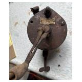 VTG Atlas Tool Co. Hand-Crank Bench Grinder