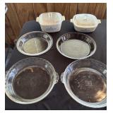 Pyrex Pie Plates/Corning Casseroles