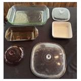 Green Depression Glass Dish