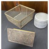 VTG Reed Grease Tin/ Bacon Press