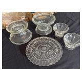 Federal Glass Cake Plate