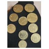 Set of Vintage Israeli Coins