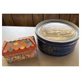 Christmas Currier & Ives Christmas Tins