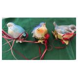 1960ï¿½s Ceramic Blue Bird Sachets
