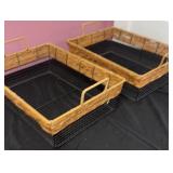 Wicker/Wire Baskets with Handles