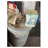 Galvanized Trash Can and More