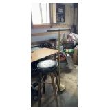 VTG Bird Cage Stand and Bar Stool