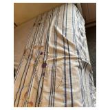 Embroidered Seersucker Twin Bedspread