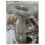 Cement Bird Bath