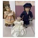 VTG Porcelain Head Dolls
