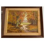 Signed Oil Autumn Scene
