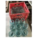 18 Blue Ball Canning Jar / Smithï¿½s Milk Crate