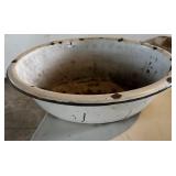 Enamelware Tub Basin