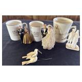 Wedding Cake Toppers and Mugs