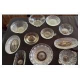 Anchor Hocking Cut Glass Dishes