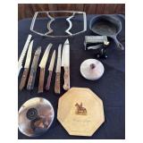 VTG Knives,Tin Canister Lid and More