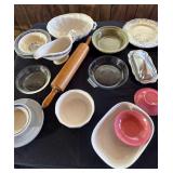 VTG Kitchen Pyrex, Melamine Bowls